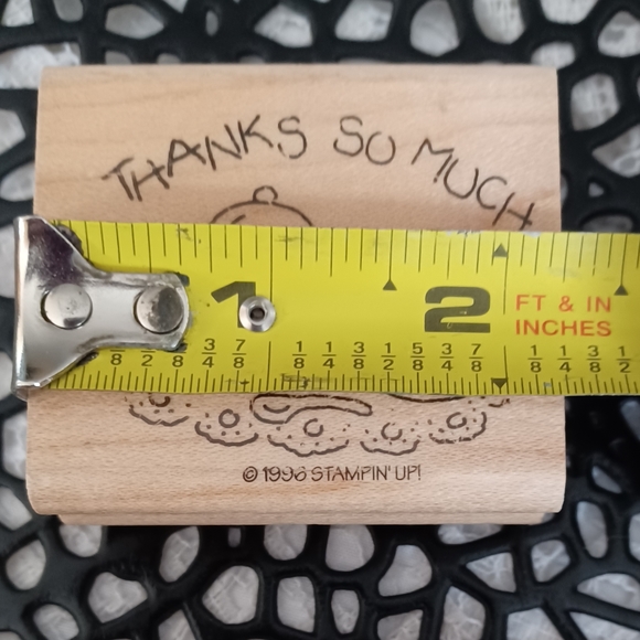 VINTAGE RETIRED 1996 STAMPIN' UP!  "NICE AND EASY NOTES" STAMP SET 5 OF 8 - Picture 3 of 6